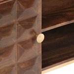 Vidaxl meuble tv 124x29x45 cm bois massif de manguier