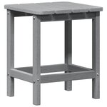 Ensemble de salon de jardin 3 pièces vidaXL gris clair HDPE