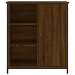 vidaXL Buffet chêne marron 70x30x80 cm bois d'ingénierie