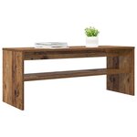 vidaXL Meuble TV Bois ancien 100 x 35 x 40 cm Bois d'ingénierie