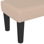 Banc banquette cappuccino 100 x 30 x 30 cm synthétique 02_0010678