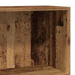 vidaXL Bibliothèque vieux bois 60x24x76 cm bois d'ingénierie