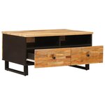 vidaXL Table basse Marron 80 x 54 x 40 cm Bois de mangue massif