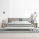 vidaXL Buffets 2 Pièces Sonoma gris 30x30x70 cm Bois d'ingénierie