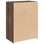 vidaXL Buffet chêne marron 70x41x93 cm bois d'ingénierie