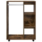 vidaXL Garde-robe Chêne fumé 80x40x110 cm Bois d'ingénierie