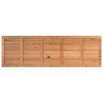 vidaXL Dessus de bureau marron clair bois chêne massif rectangulaire