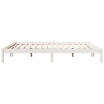 vidaXL Cadre de lit extra long sans matelas 180x220 cm bois massif pin