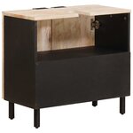 vidaXL Meuble sous Lavabo de Salle de Bain Blanc 62 x 33 x 58 cm