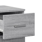 vidaXL Buffets 2 Pièces sonoma gris 59x39x80 cm bois d'ingénierie
