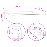 vidaXL Auvent rétractable électrique Sable 100  Polyester et Aluminium