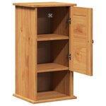 vidaXL Cabinet de Salle de Bain Mural avec stockage VIGO marron miel