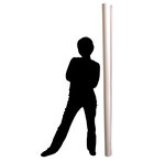 Rouleau papier dessin à grain 224g 1.96x10m CLAIREFONTAINE