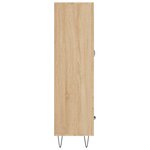 vidaXL Buffet haut chêne sonoma 69 5x31x115 cm bois d'ingénierie