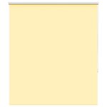 vidaXL Store enrouleur occultant jaune largeur du tissu 131 6 cm