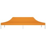vidaXL Toit de tente de réception 6x3 m Orange 270 g/m²