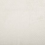 vidaXL Tapis IZA poils courts style scandinave crème Ø 200 cm