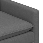 vidaXL Canapé Gris foncé 126 x 81 x 87 5 cm Tissu