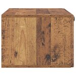 vidaXL Meuble TV mural Bois ancien 78 5 x 41 x 30 cm Bois d'ingénierie