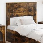 vidaXL Tête de lit Chêne fumé 100 cm Bois d'ingénierie