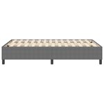 vidaXL Lit à ressorts Gris clair 120 x 200 cm Tissu en velours côtelé