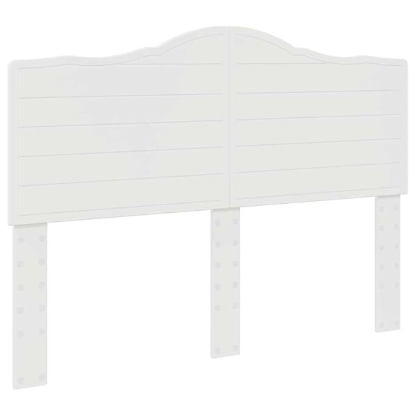 vidaXL Tête de lit Blanc Brillant 150 cm Bois d'ingénierie