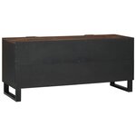 vidaXL Meuble TV Marron 105 x 33 x 46 cm bois de manguier massif