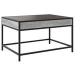 vidaXL Table basse avec LED infini sonoma gris 70x50x41 cm