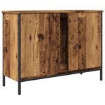 vidaXL Armoire lavabo vieux bois 80x30x60 cm bois d'ingénierie