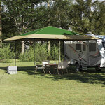 vidaXL Tente à auvent pop-up Vert 400 x 400 cm tissu