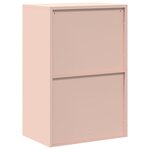 vidaXL Armoire de rangement Rose 60 x 40 x 90 cm Acier