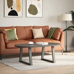 vidaXL Pieds de table basse en forme de V  2 pièces  anthracite  50 x (42-43 3) cm  acier