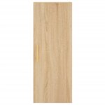 vidaXL Buffet haut Chêne sonoma 34 5x34x180 cm Bois d'ingénierie