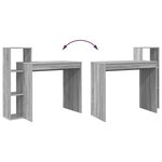 vidaXL Bureau Sonoma gris 100 x 40 x 90 cm Bois d'ingénierie