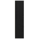 vidaXL Cabinet d'Apothicaire Chêne Noir 40x41x174 5 cm Bois d'Ingénierie