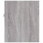 vidaXL Ensemble de meubles de salle de bain 2 Pièces Sonoma gris