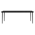vidaXL Mobilier de salle à manger de jardin avec coussins 7 Pièces Noir