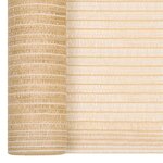 vidaXL Filet brise-vue Beige 1 8x50 m PEHD 150 g/m²