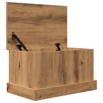 vidaXL Boîtes de rangement chêne artisanal 30x50x28 cm bois ingénierie