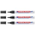 Marqueur Permanent Spécial Industrie 8300 Noir Pointe Ronde 1 5-3 mm x 3 EDDING