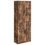 vidaXL Ensemble de Meubles 2 Pièces Chêne fumé Bois d'ingénierie