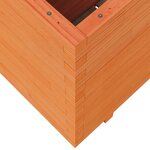 vidaXL Jardinière cire marron 90x40x72 5 cm bois de pin massif
