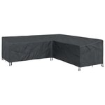 vidaXL Housse pour meubles Noir 270 x 270 x 80 cm Tissu Oxford 600D