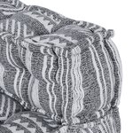 vidaXL Coussin 4 Pièces Gris clair 70 x 70 x 54 cm Polyester