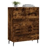 vidaXL Buffet chêne fumé 69 5x34x90 cm bois d'ingénierie