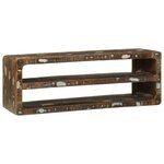 vidaXL Meuble TV 100 x 32 x 36 cm Bois massif de récupération