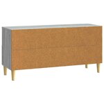 vidaXL Meuble TV 102 x 34 5 x 50 cm Sonoma gris Bois d'ingénierie