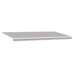 vidaXL Tissu de auvent Gris clair 600 × 350 cm Polyester