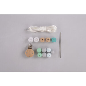 Kit: Chaînette de sucette menthe 15 pièces Boite