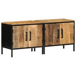 vidaXL Tables de nuit 2 Pièces 50x30x45 cm Bois massif brut de manguier